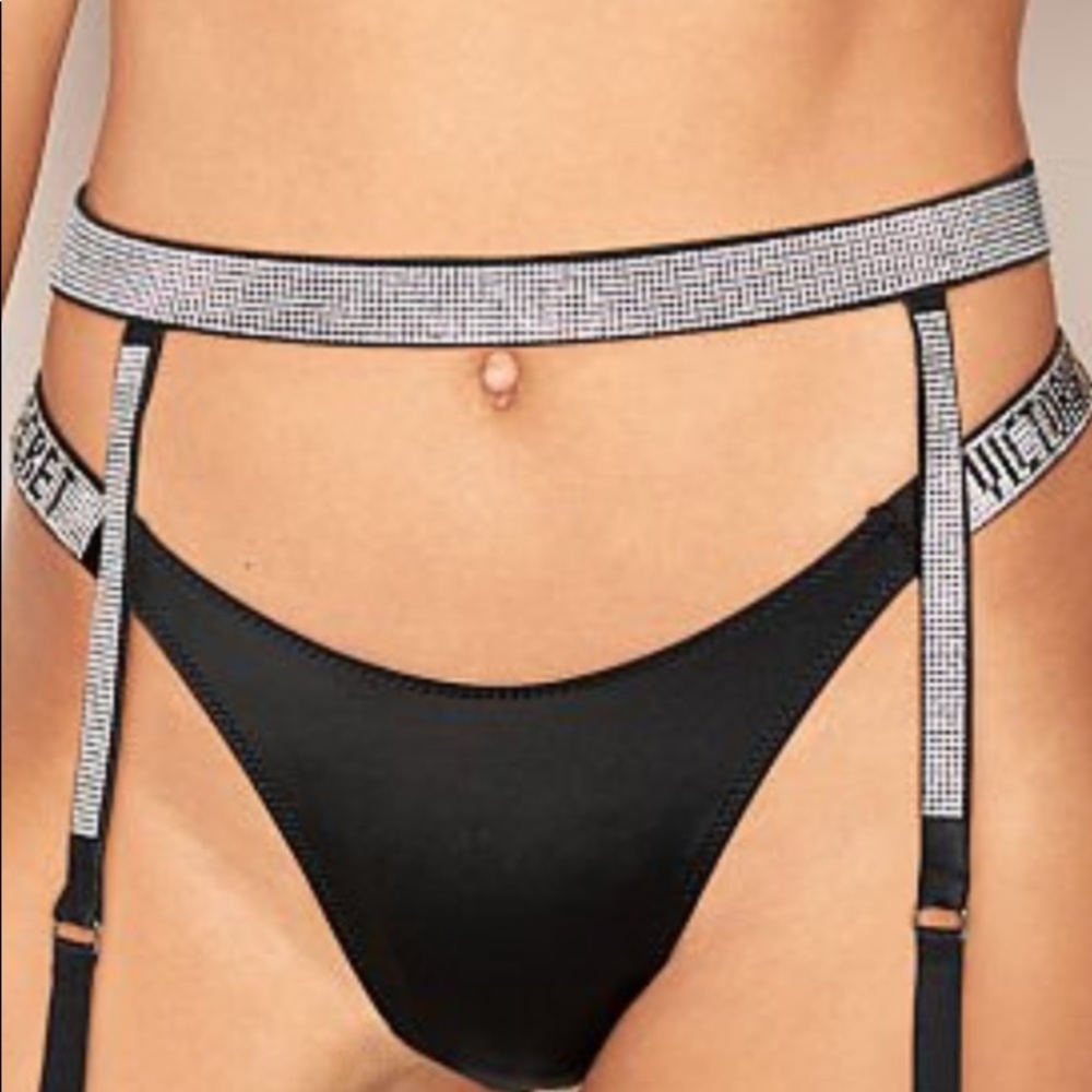 New Victoria Secret rhinestone garter belt -FINAL PRICE